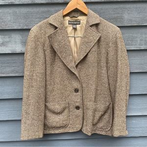 Banana Republic Brown wool and silk blazer size 2